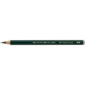 Bleistift Castell® 9000 Jumbo - 2B, dunkelgrün
