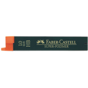 Feinmine SUPER POLYMER - 0,9/1 mm, HB, schwarz, 12 Minen