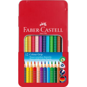 Buntstift Colour GRIP - 12 Farben, Metalletui
