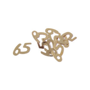 Konfetti Zahl 65 - 10 g, ca. 15 mm, gold