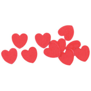 Konfetti Herzen - 10 g, rot