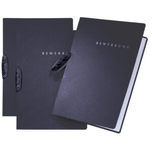 Bewerbungsmappe Swing - schwarz