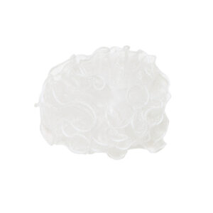 Kerzenmanschette - weiß, Organza