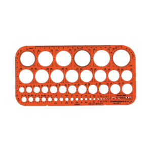 Kreisschablone Ø 1-36 mm (45 Kreise)