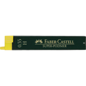 Feinmine SUPER-POLYMER - 0,35 mm, H, schwarz, 12 Minen