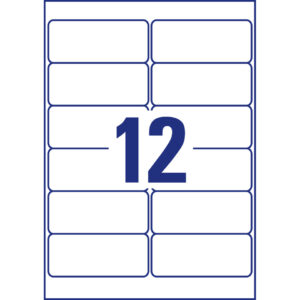 L4776-20 Folien-Etiketten - 99,1 x 42,3 mm, 240 Etiketten/20 Blatt, permanent, wetterfest