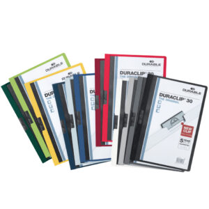 Klemm-Mappe DURACLIP® 30 - A4, farbig sortiert