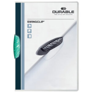 Klemm-Mappe SWINGCLIP® - 30 Blatt, petrol/dunkelgrün