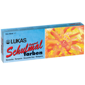 Schulmalfarbe, Grund- und Zusatzfarben, 13 Farben x 18 ml