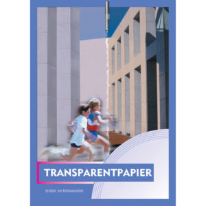 Transparentpapier - Block mit 20 Blatt, 70 g/qm, A4