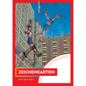 Zeichenkarton - Block mit 10 Blatt, 190g/qm, A4