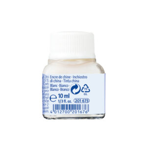 Tusche A 523 - 10 ml Glas, weiß
