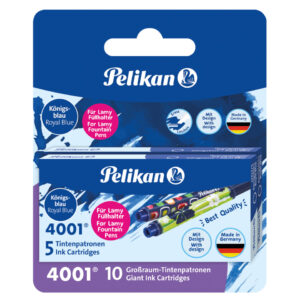 Tintenpatrone 4001® für Lamy-Füllhalter - königsblau, 2 x 5 Stück, Blister