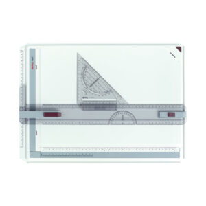 Zeichenplatte Rapid, A3, schlagfester Kunststoff, hellgrau