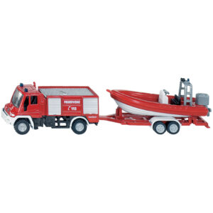 Unimog Feuerwehr mit Boot, Nr. 1636