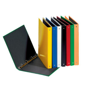 Ringbuch Basic Colours - A4, 4-Ring, Ring-Ø 25mm, gelb