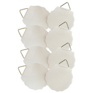 3732 Z-Design Bildaufhänger, weiß, 30 mm, 8 Stück