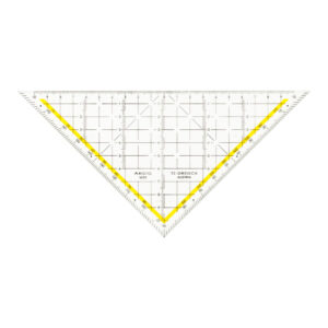 Zeichendreieck TZ-Dreieck®, Plexiglas® ohne Griff, 225 mm, glasklar