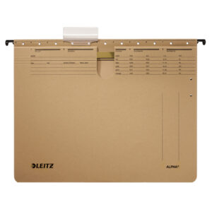 1914 Hängehefter ALPHA® - kfm. Heftung, Natron-Karton, naturbraun