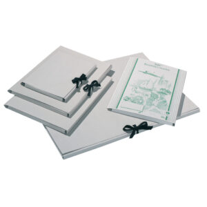 Sammelmappe aus Graupappe 500g/qm, 50x70cm, mit Band