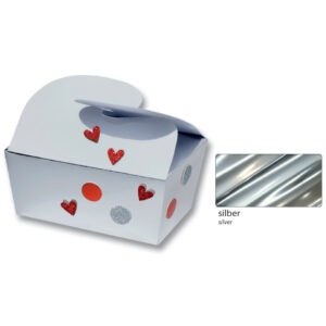 Spiegelkarton - 50 x 70 cm, silber