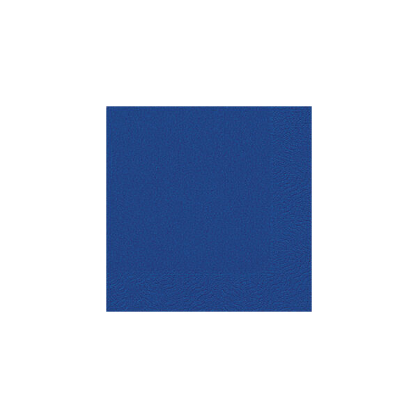 Servietten 3lagig Tissue Uni dunkelblau, 33 x 33 cm, 20 Stück