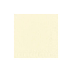 Servietten 3lagig Tissue Uni champagne, 33 x 33 cm, 20 Stück