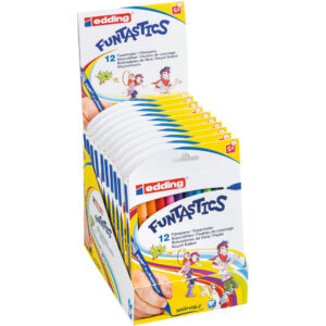 Fasermaler Filzstifte e-15 12er Set FUNTASTIC