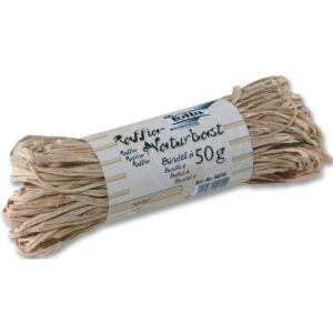 Naturbast Raffia - matt, natur, 50 g
