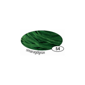 Naturbast Raffia - matt, smaragdgrün, 50 g
