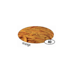 Naturbast Raffia - matt, orange, 50 g