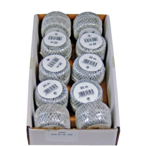 Cordonettkordel - 1 mm x 20 m, silber