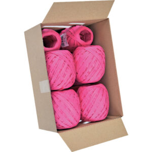 Bast Raffia - 7 mm x 30 m, pink