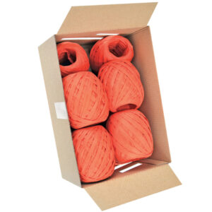 Bast Raffia - 7 mm x 30 m, orange