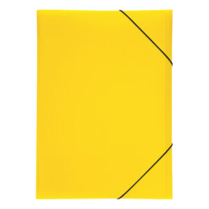 Gummizugmappe Lucy Basic - A3, gelb, PP, 3 Einschlagklappen