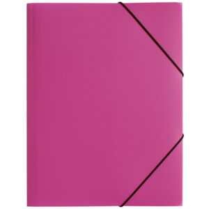 Gummizugmappe Lucy Colours - A4, PP, pink transluzent