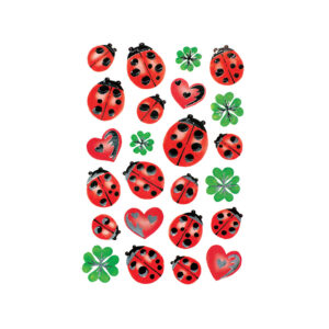 3529 Sticker DECOR Marienkäfer, silber