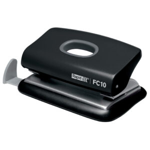 Bürolocher FC10, Kunststoff, 10 Blatt, schwarz