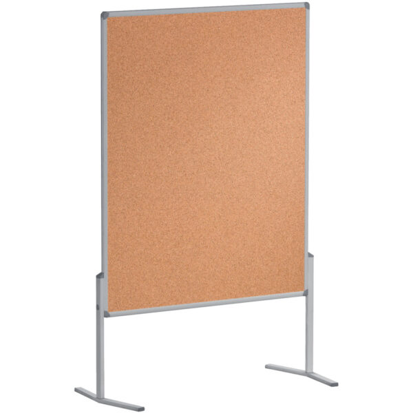 Moderationstafel PRO - 120 x 150 cm, Kork/Kork, natur