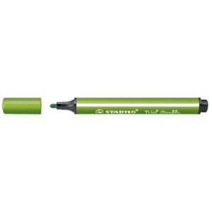 Gefederter Dreikant-Filzstift - Trio Scribbi - Einzelstift - hellgrün