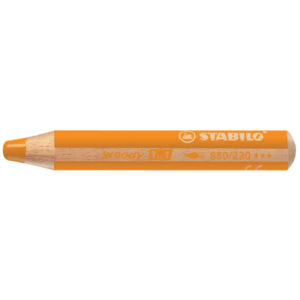 Multitalent-Stift woody 3 in 1 - gelborange