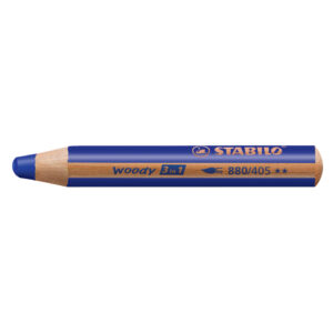 Multitalent-Stift woody 3 in 1 - ultramarinblau
