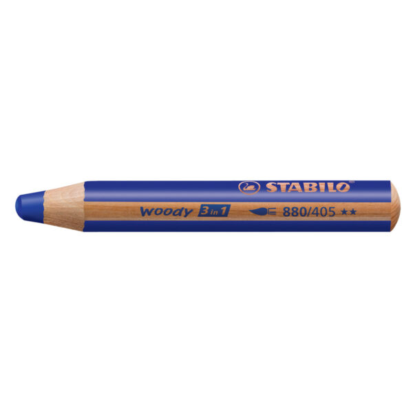 Multitalent-Stift woody 3 in 1 - ultramarinblau