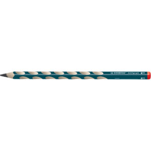 Ergonomischer Dreikant-Bleistift für Rechtshänder - EASYgraph in petrol - Einzelstift - Härtegrad HB