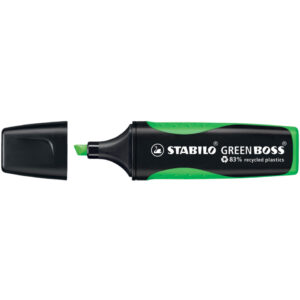 Umweltfreundlicher Textmarker - GREEN BOSS - Einzelstift - grün