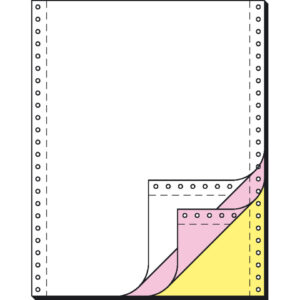 DIN-Computerpapier, 3fach, 12"x240 mm (A4 hoch), SD, längsperforiert, 600 Sätze