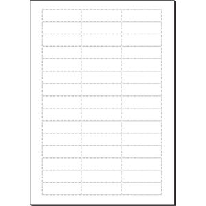 PC-Einsteckschilder für Hängemappen, 58 x 18 mm, weiß, 180 Stück