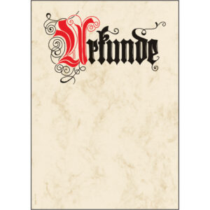 Motiv-Papier, Urkunde Calligraphie, A4, 185 g/qm, 12 Blatt