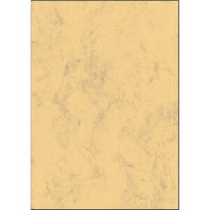 Marmor-Papier, sandbraun, A4, 200 g/qm, 50 Blatt