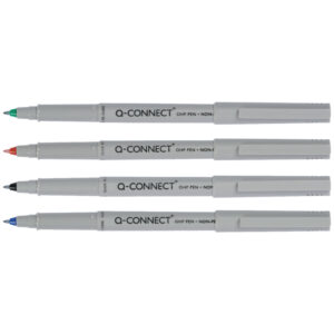 Faserschreiber - non-permanent, ca. 0,5 mm (F), 4er Pack